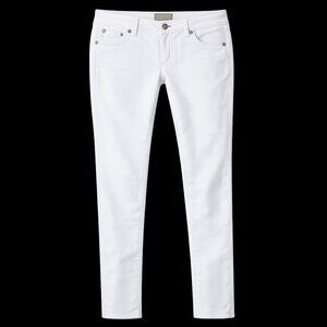 MISS ME Skinny White Sequin Pocket Jeans Size 28 (Inseam: 33”)